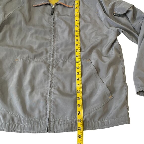 Vintage Levi's Silvertab Jacket Mens Medium Gray 90s Y2K Urban Style Windbreaker - Picture 4 of 5